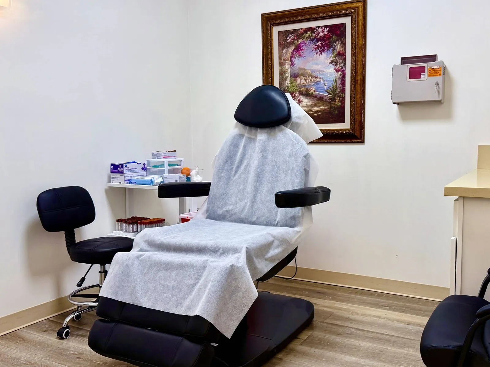 Private treatment room